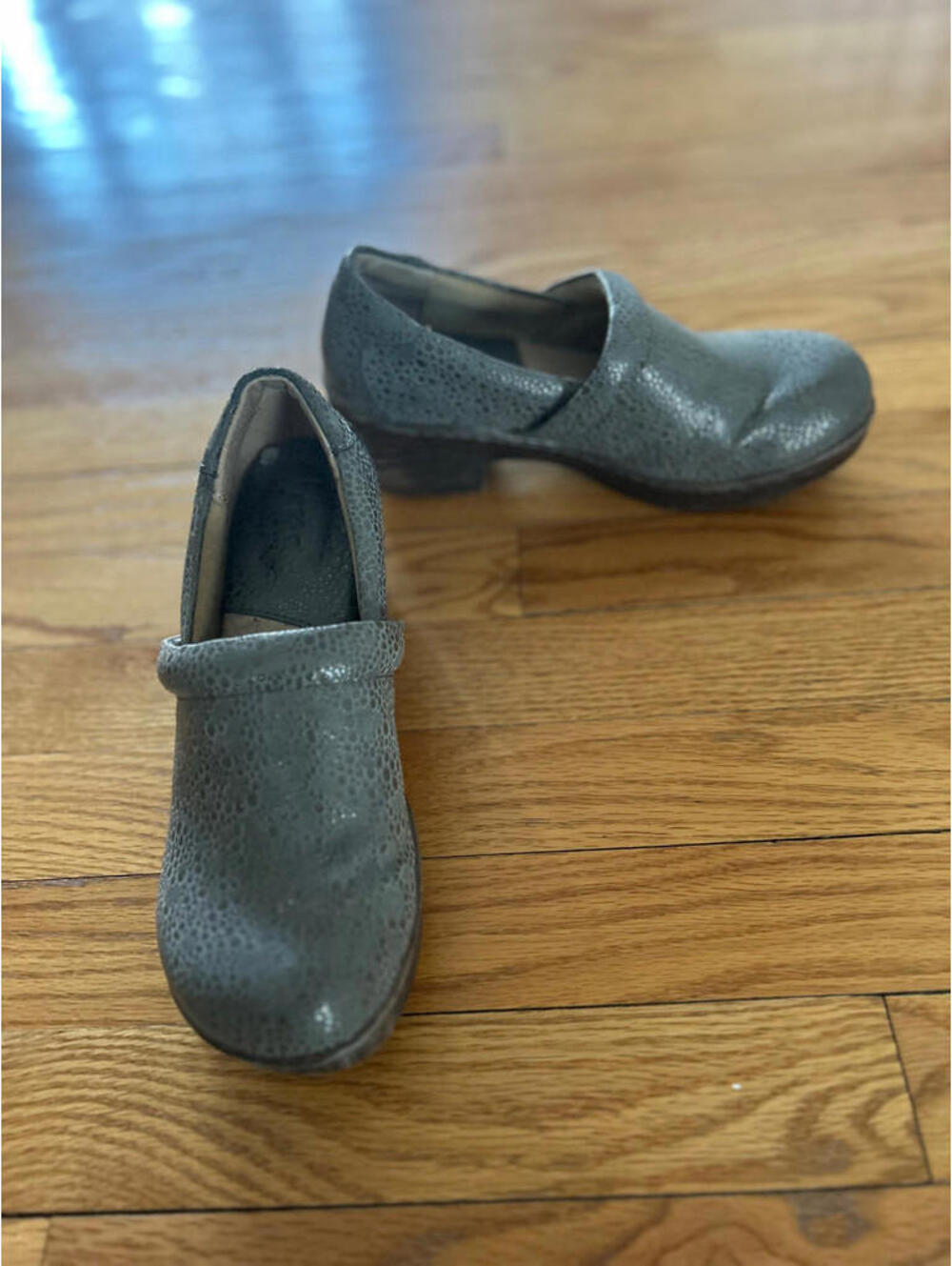 B.O.C. Lehana Clog Pebbled Grey Shoe Women's Size 8M